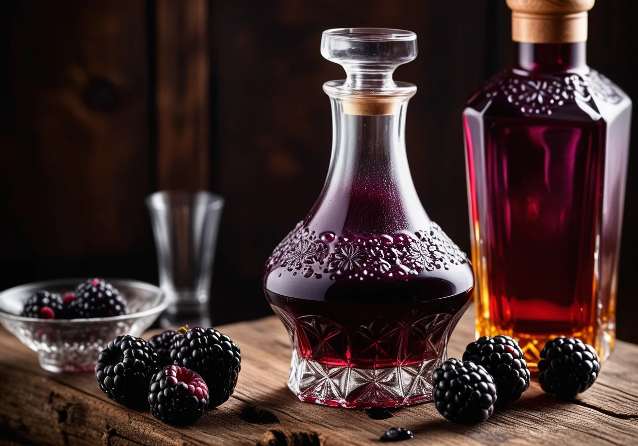 Simple Blackberry Liqueur