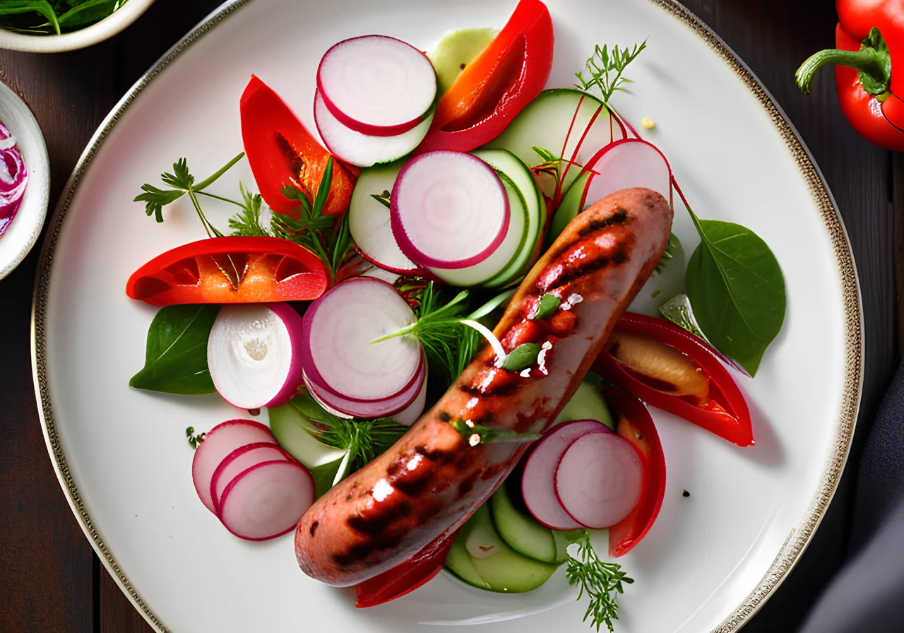 Colorful Sausage Salad – Smarter
