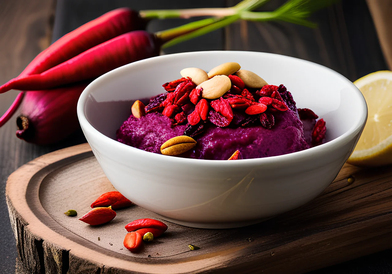 Red Beet Cream Cheese Spread