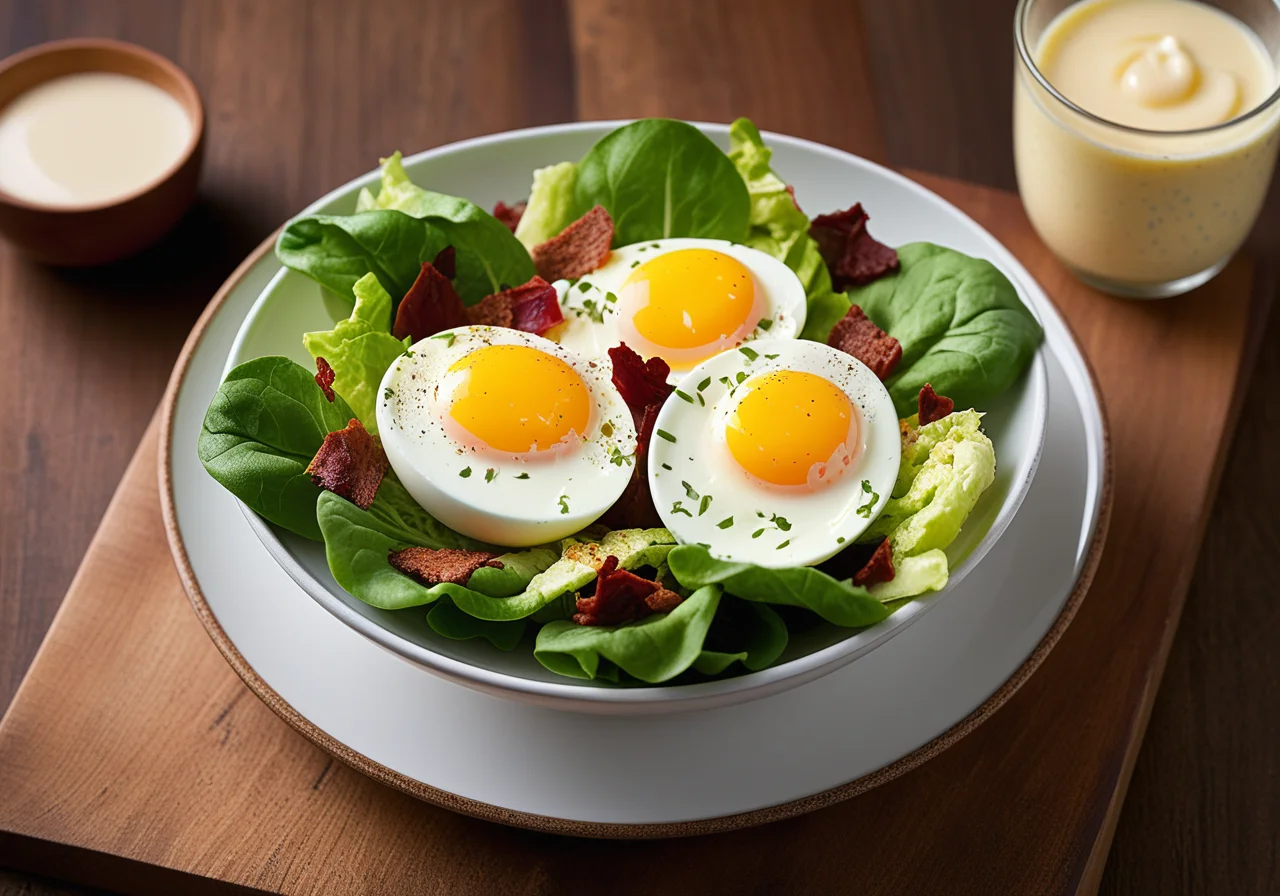 Salad with Eggs and Horseradish