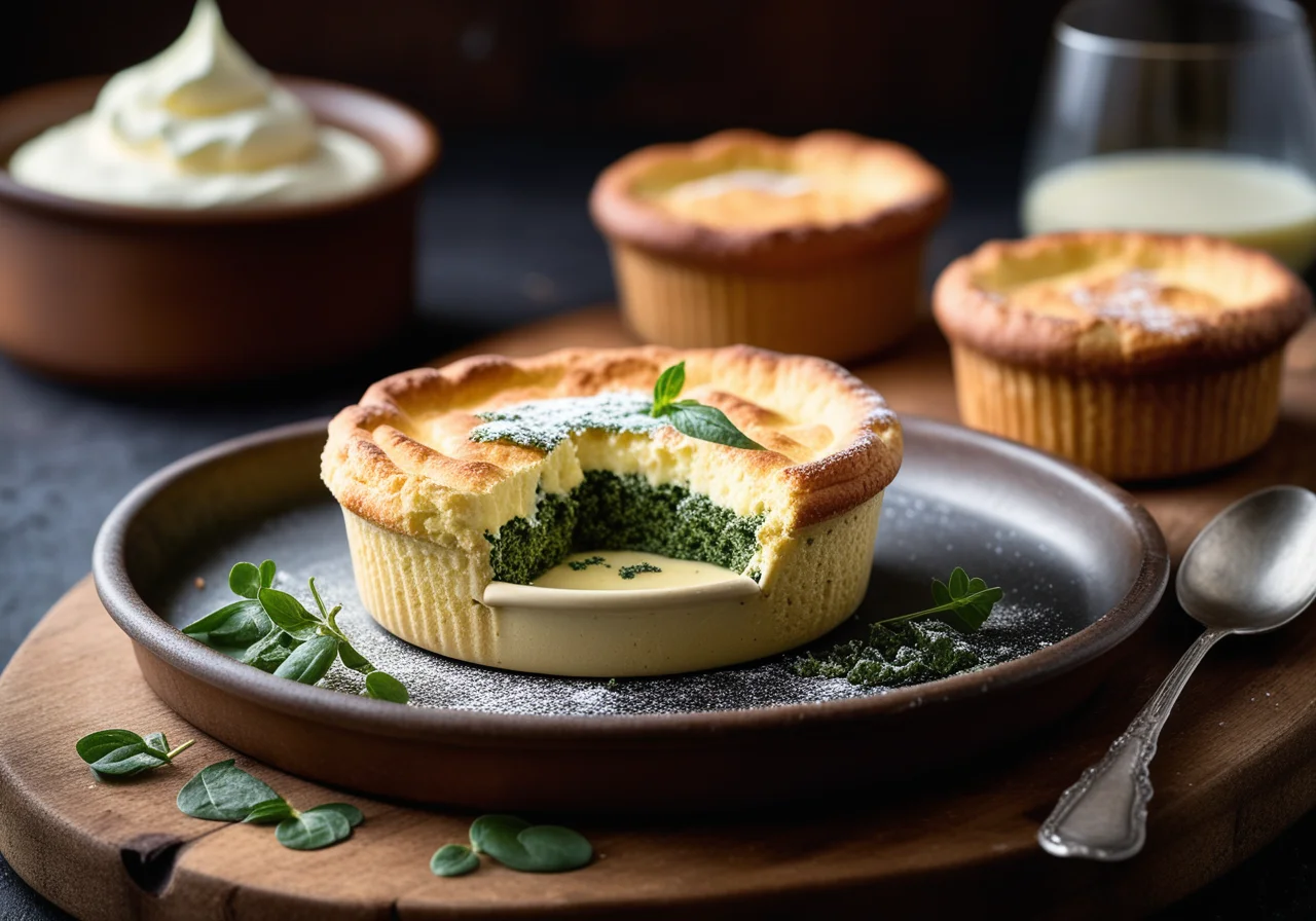 Wild Spinach Soufflé