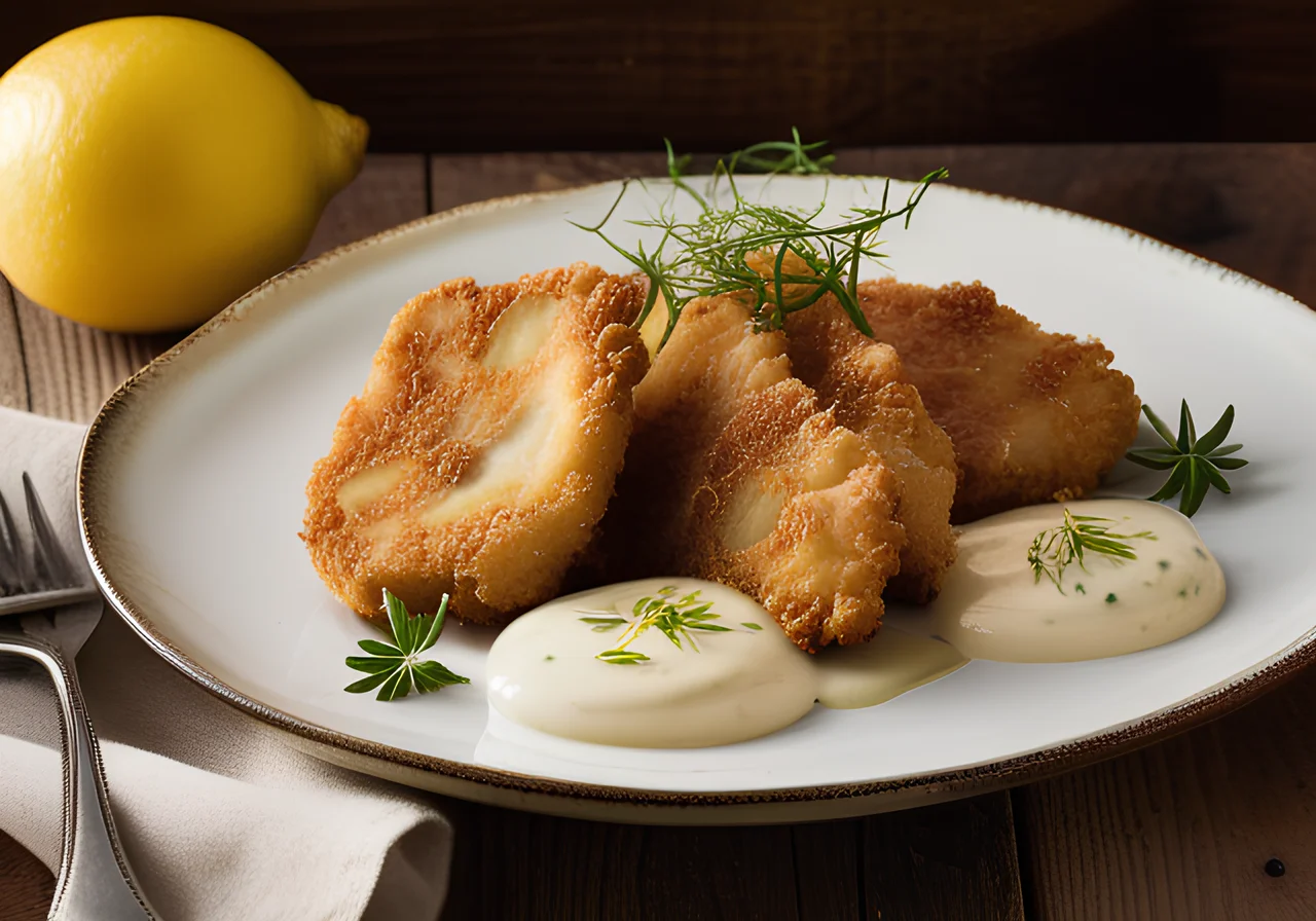 Schnitzel with Kohlrabi