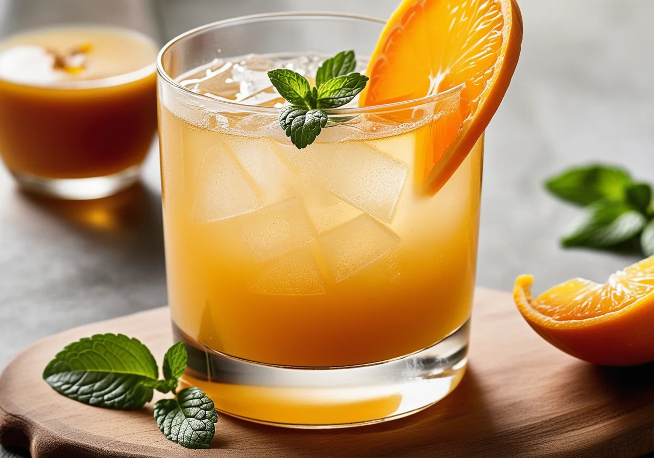 Carrot Juice with Ginger and Honey