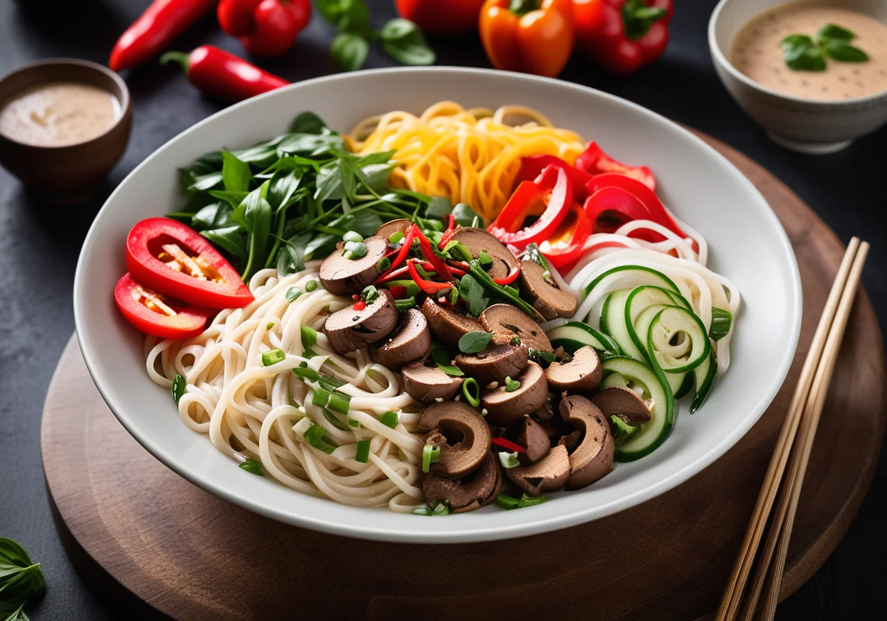 Thai-Style Noodles with Vegetables