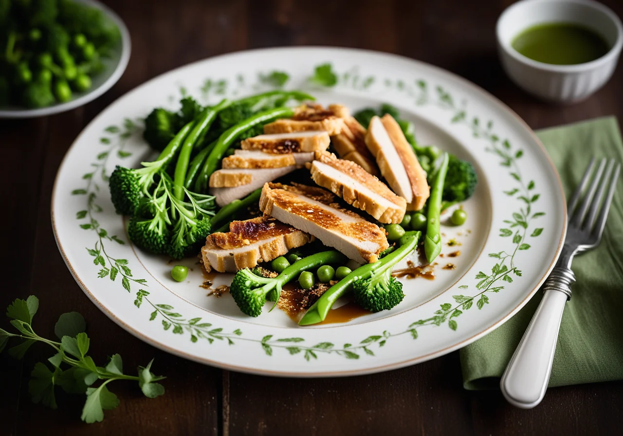 Chicken Strips with Vegetables