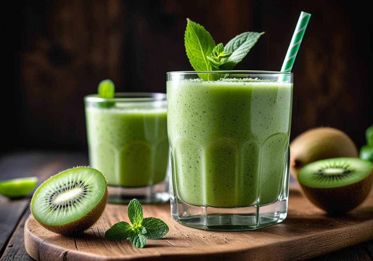 Kiwi Cucumber Smoothie