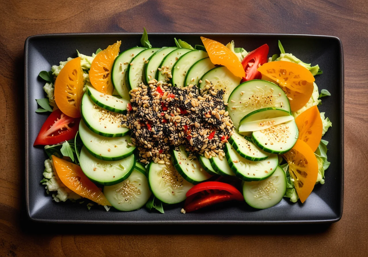 Romaine Vegetable Salad