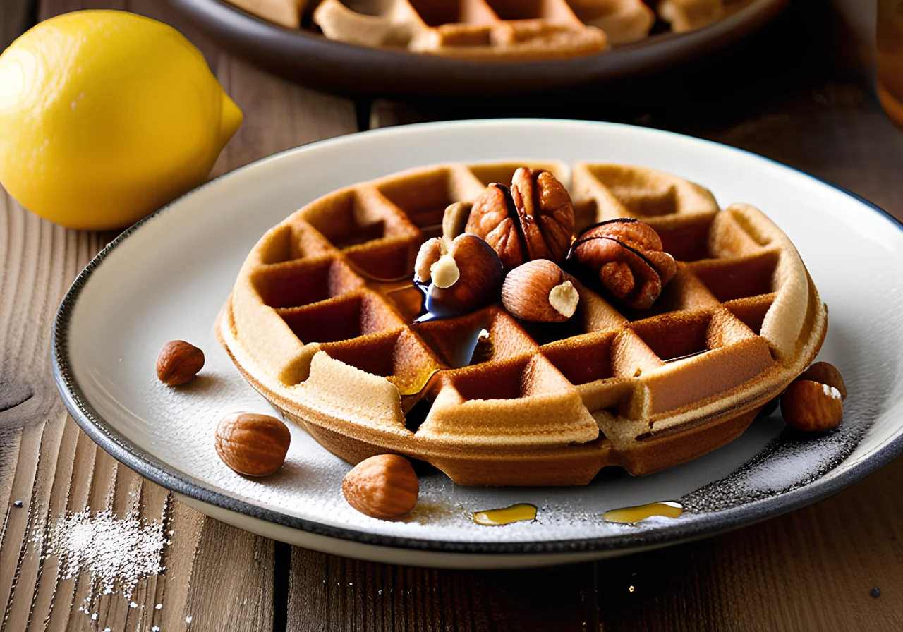 Buckwheat Spice Waffles