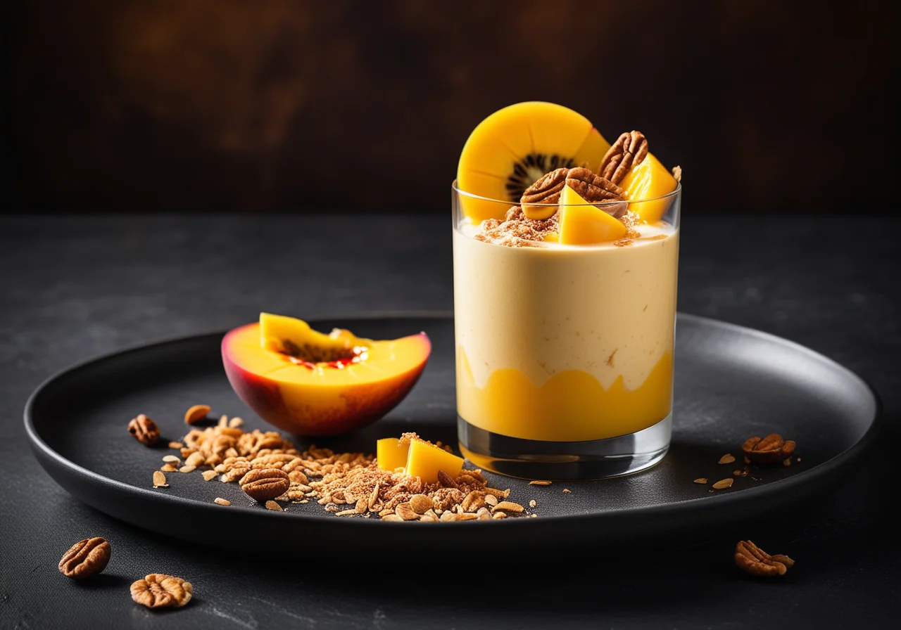 Mango-Passion Fruit Mousse