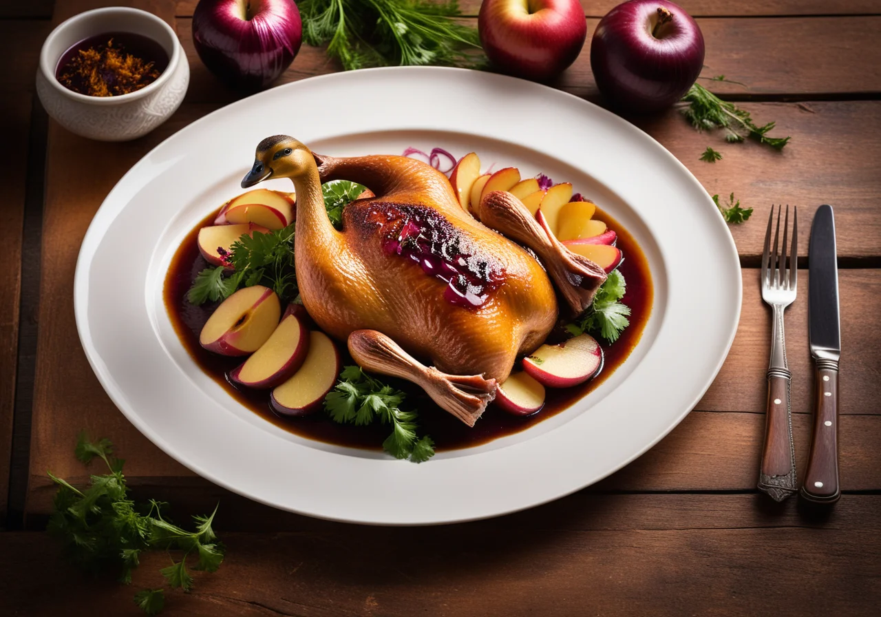Duck with Sauce