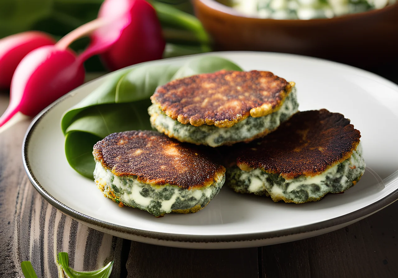 Spinach Quark Patties