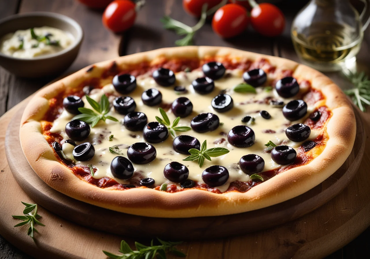 Pizza Napoli (Anchovies, Olives, Capers)