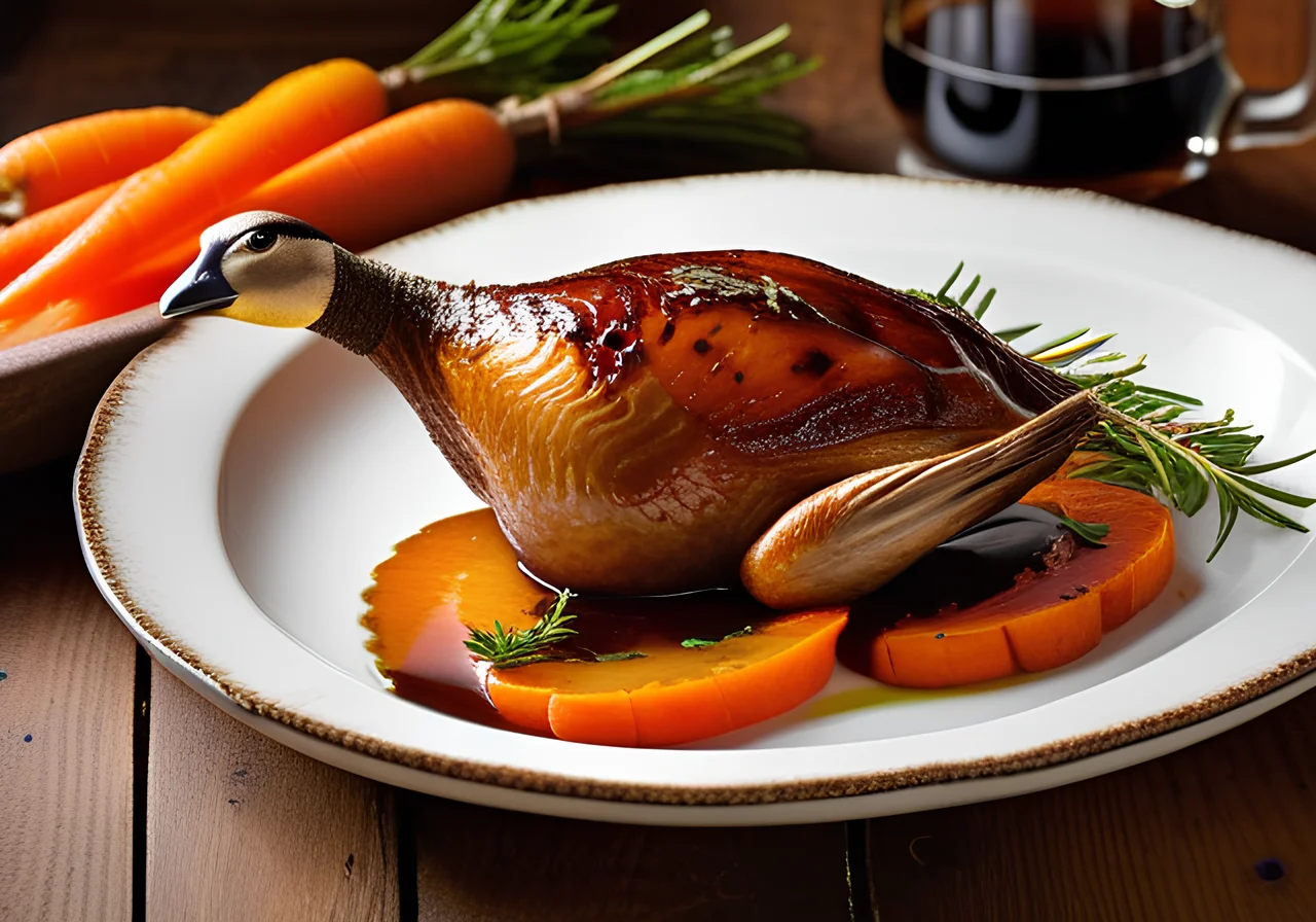 Roasted Herb Goose Legs