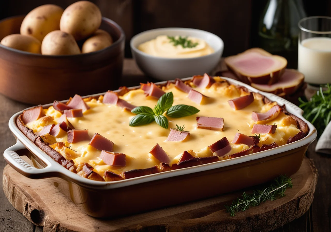 Potato-Ham Casserole