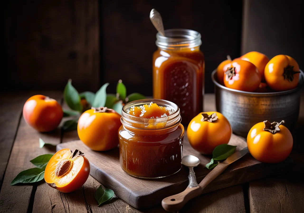 Persimmon Ginger Jam