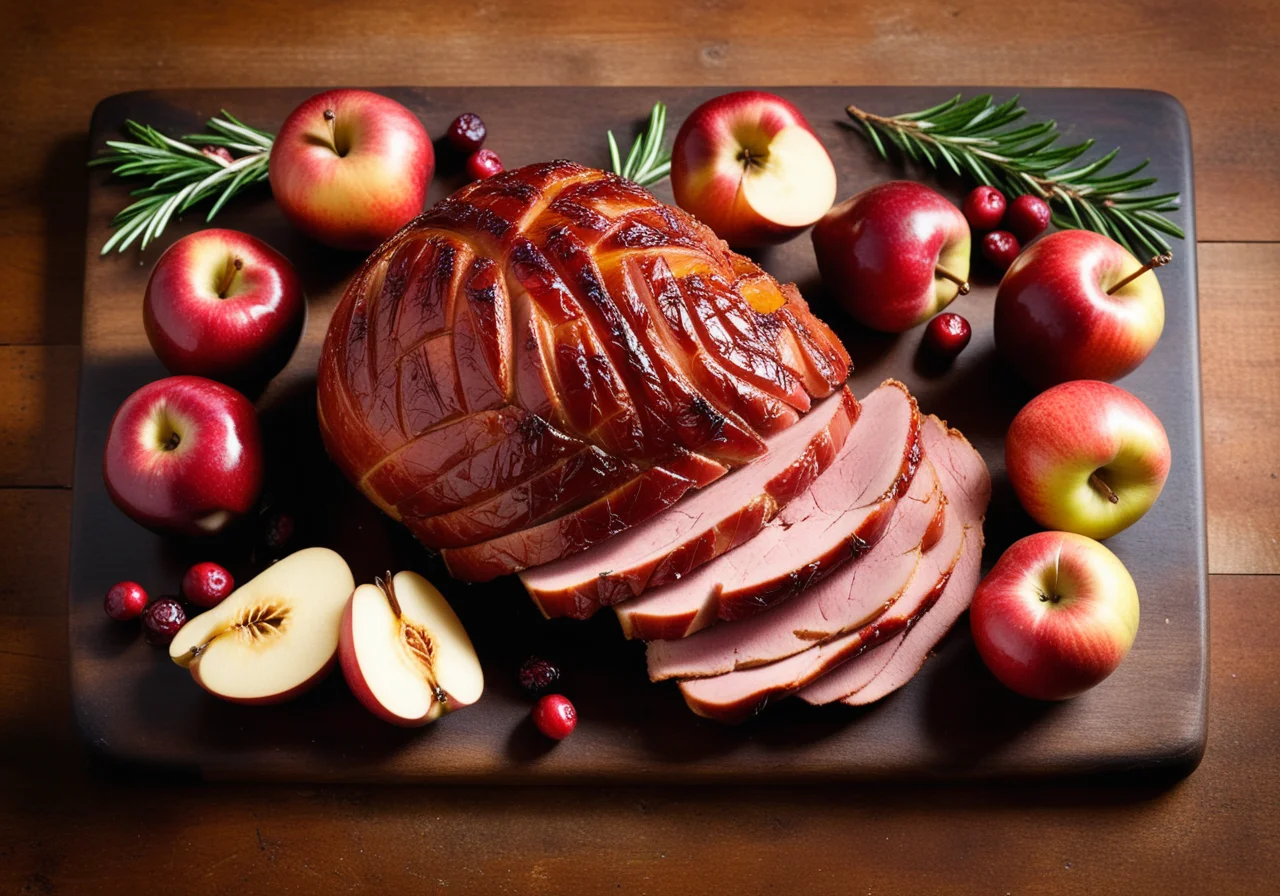 Honey-Glazed Ham Roast