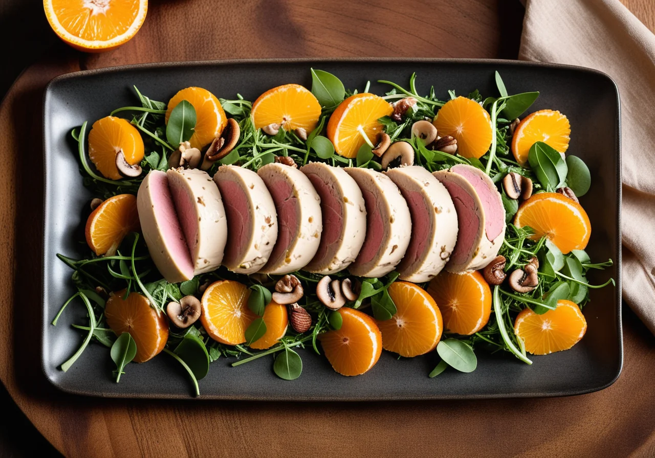 Salad with Turkey Roulades