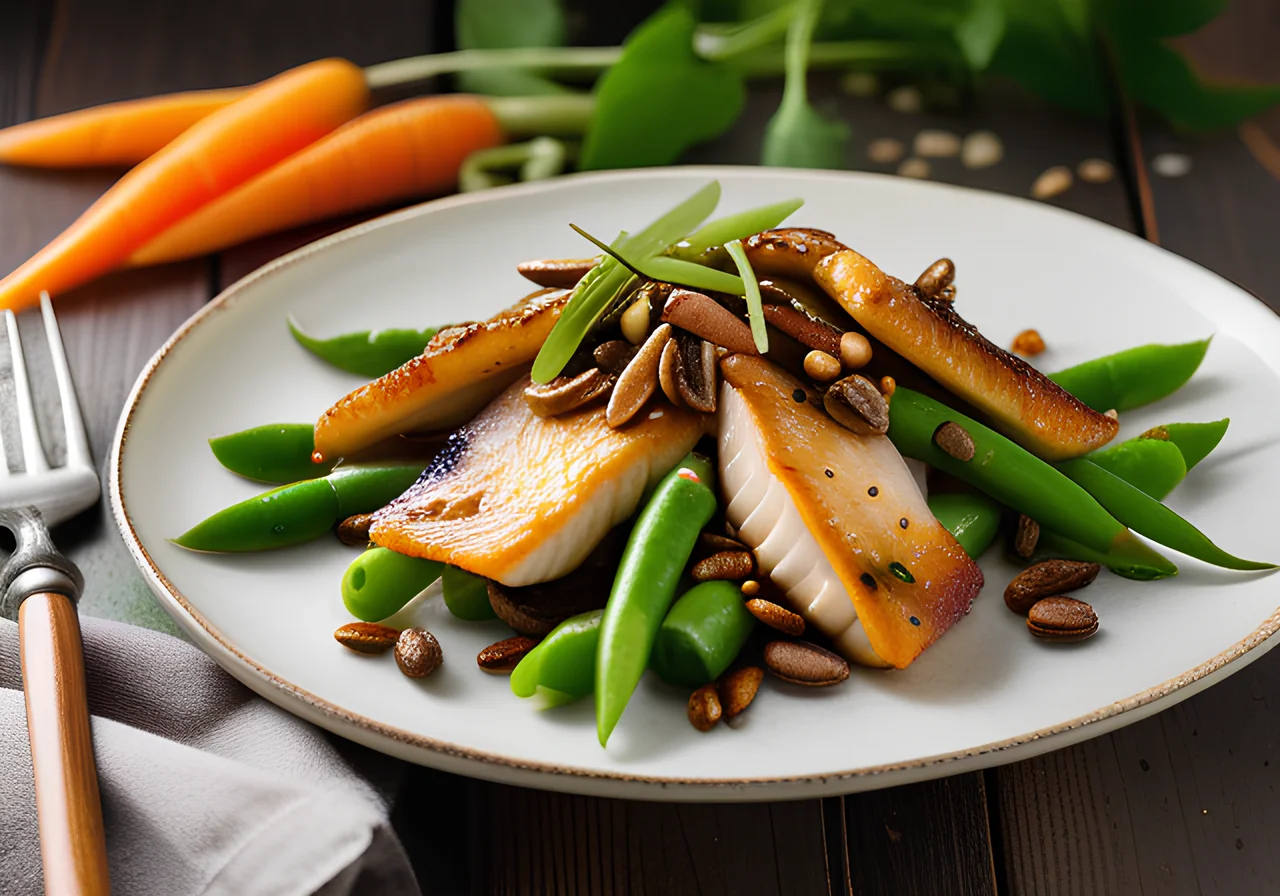 Pikeperch Vegetable Stir‑Fry