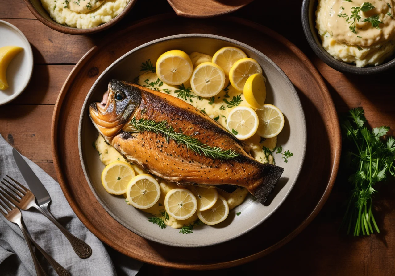 Trout in the Römertopf