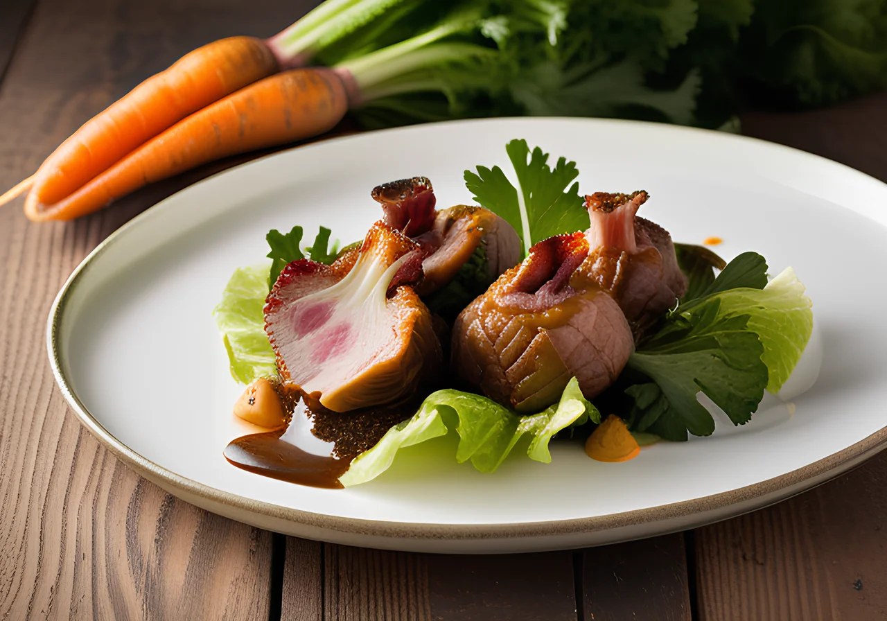 Braised Romaine Lettuce Hearts