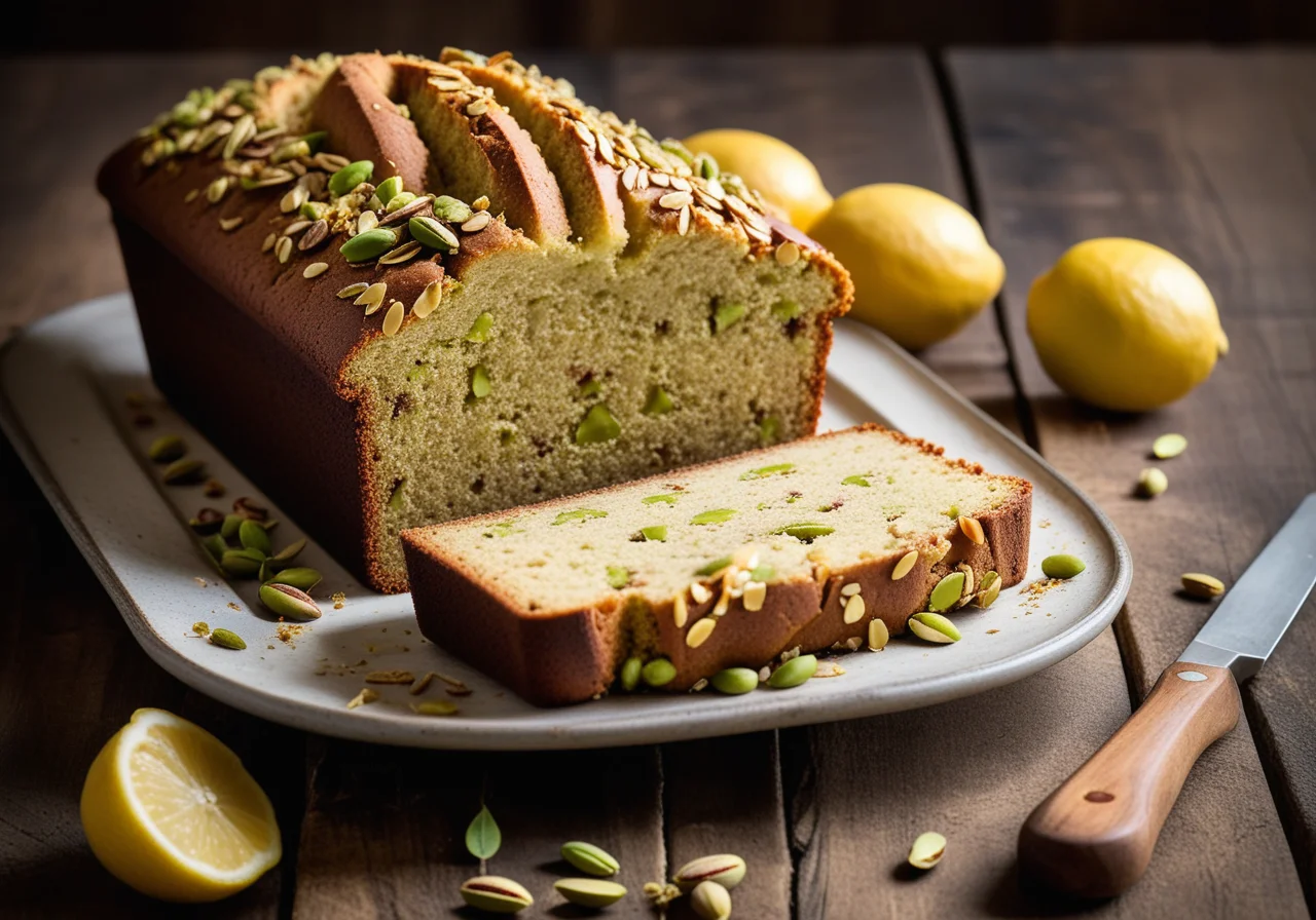 Pistachio Loaf Cake