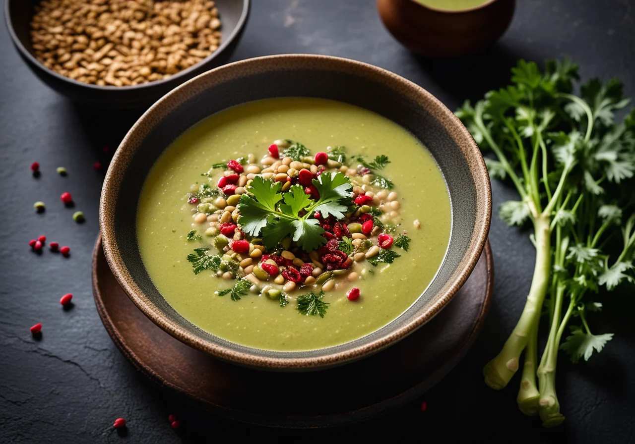 Brussels Sprout Lentil Soup