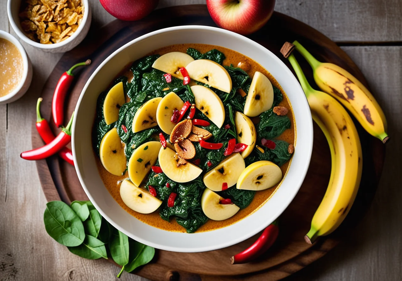 Fruity Spinach Curry