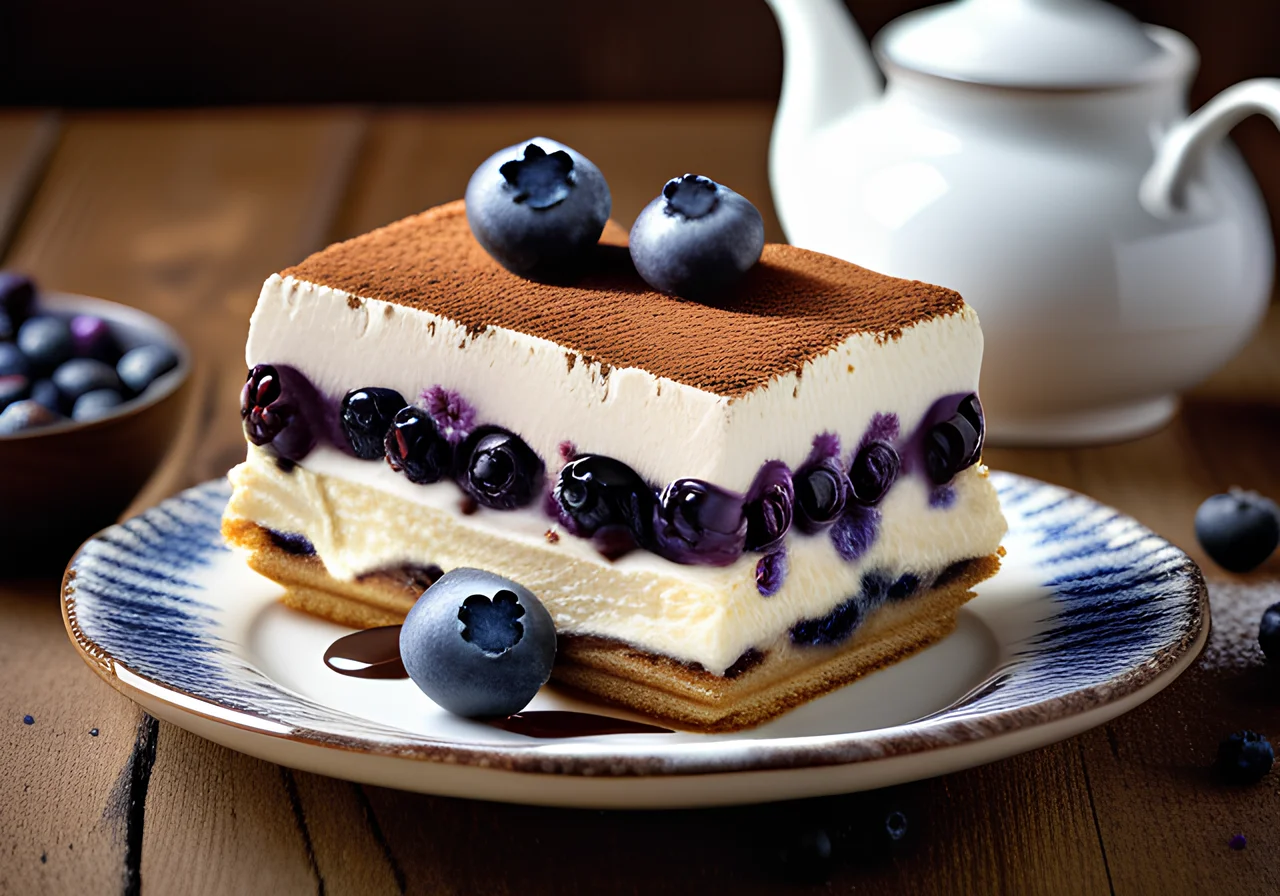 Blueberry Tiramisu
