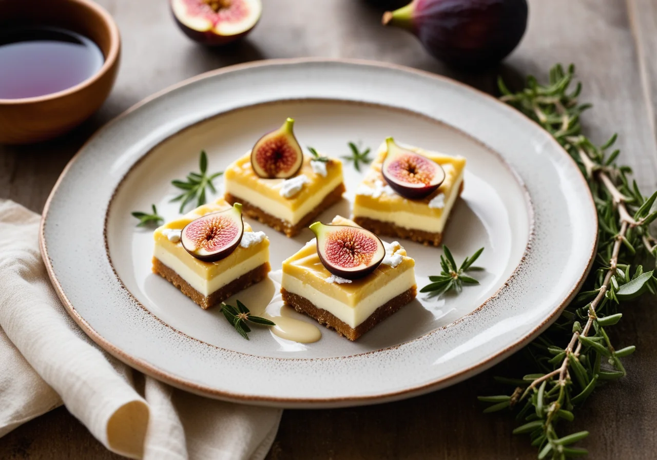 Figs with Goat Cheese and Lemon Thyme