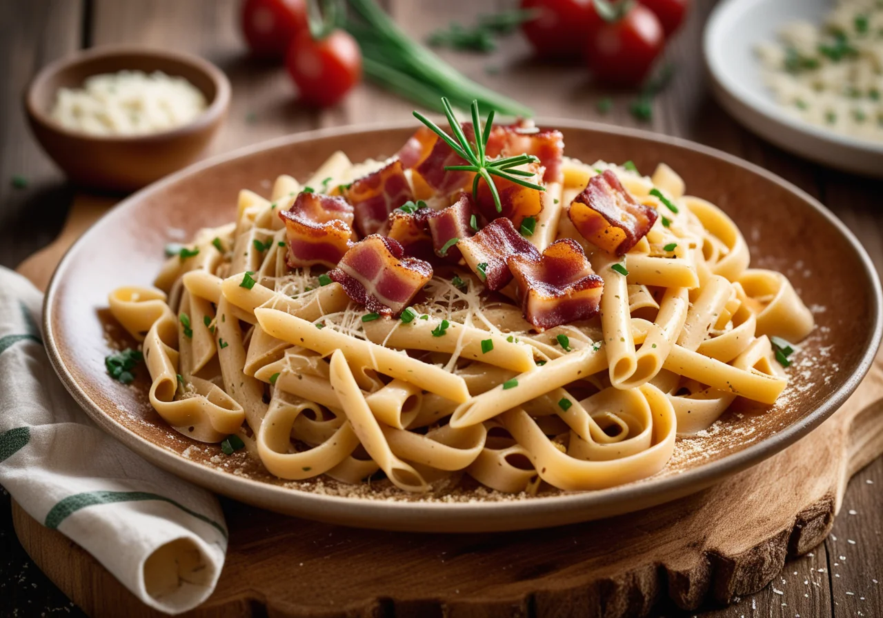 Pasta with Bacon