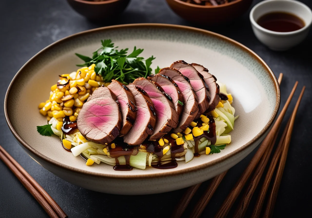 Duck with Wok Vegetables