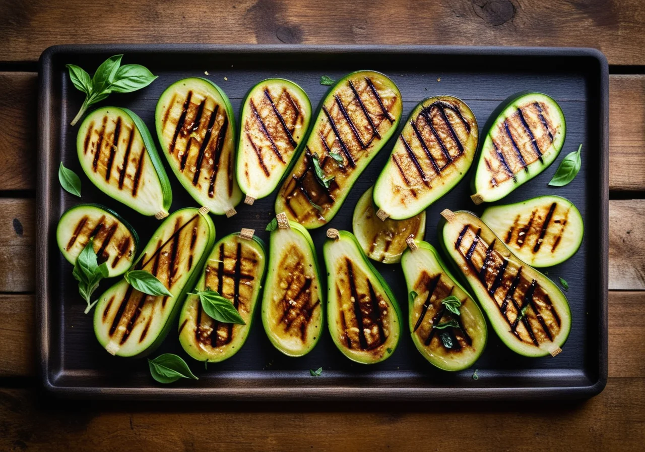 Grilled Zucchini and Eggplant
