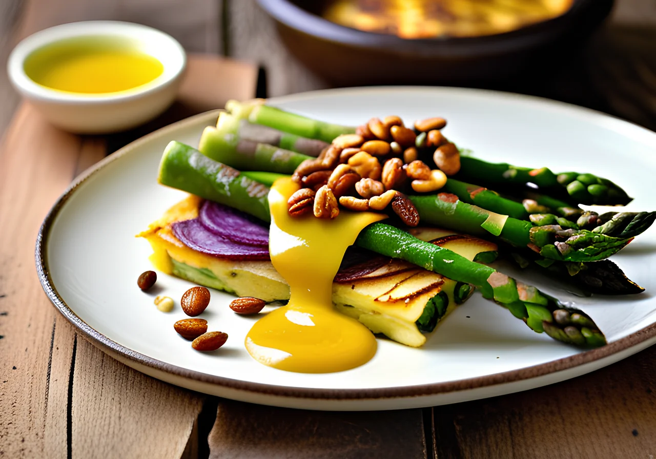 Potato Tortilla with Asparagus