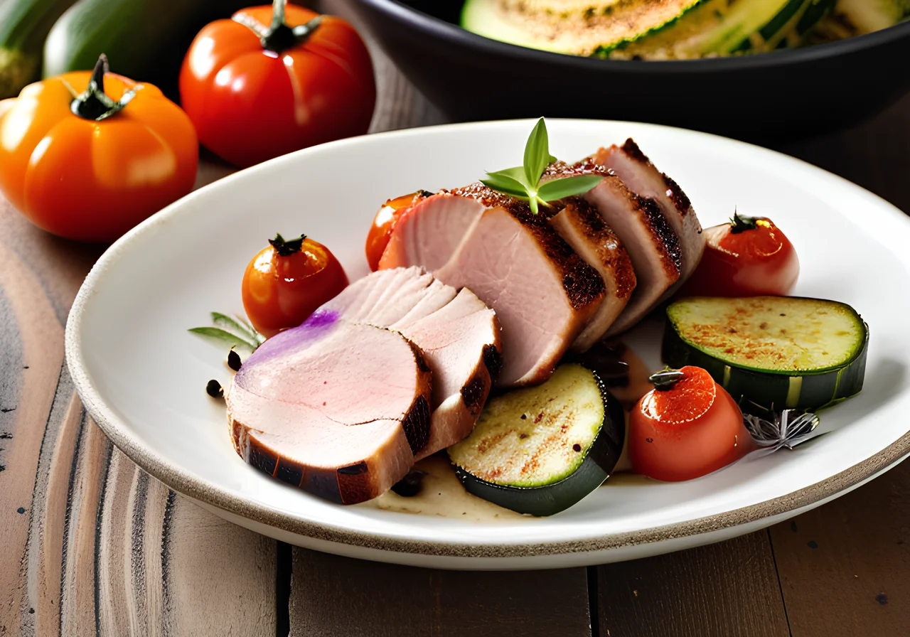 Pork Tenderloin with Vegetables