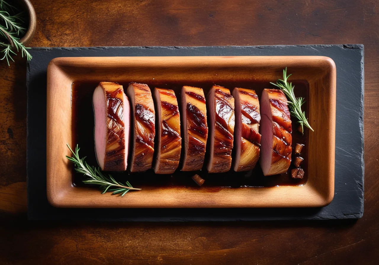 Duck with Apple Onion Filling