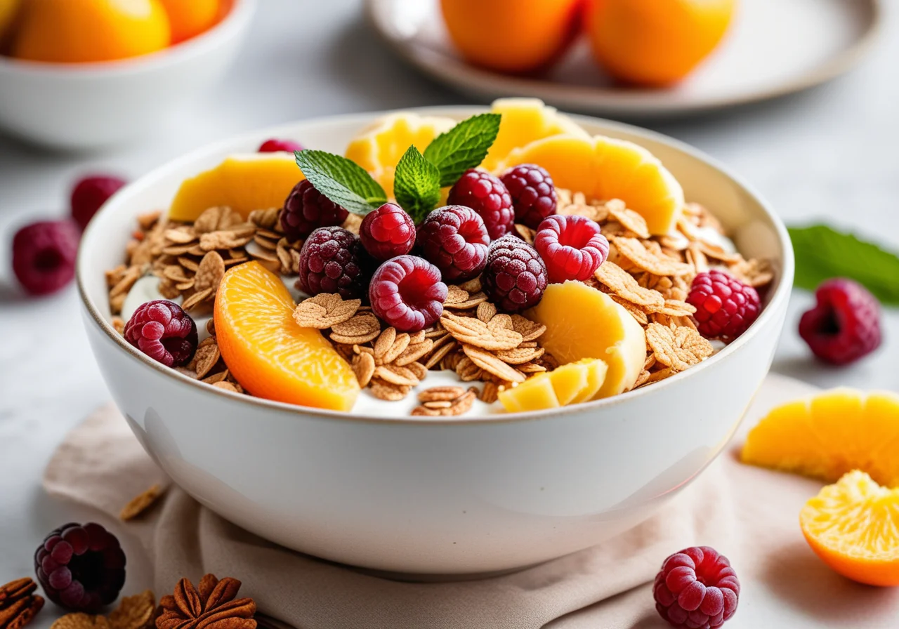 Fruit Muesli with Kefir