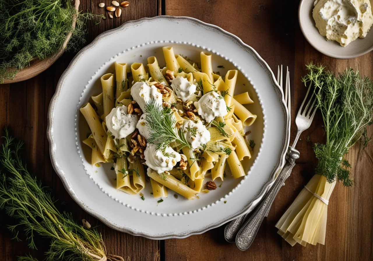 Pasta Bake with Fennel and Feta