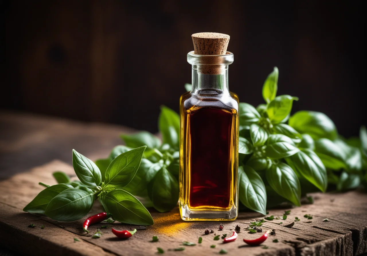 Make Spicy Herb Oil Yourself