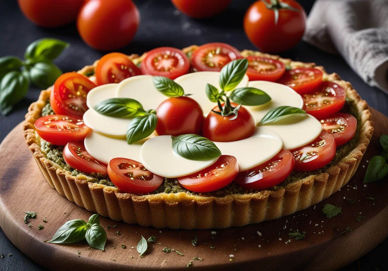 Tomato and Mozzarella Tart