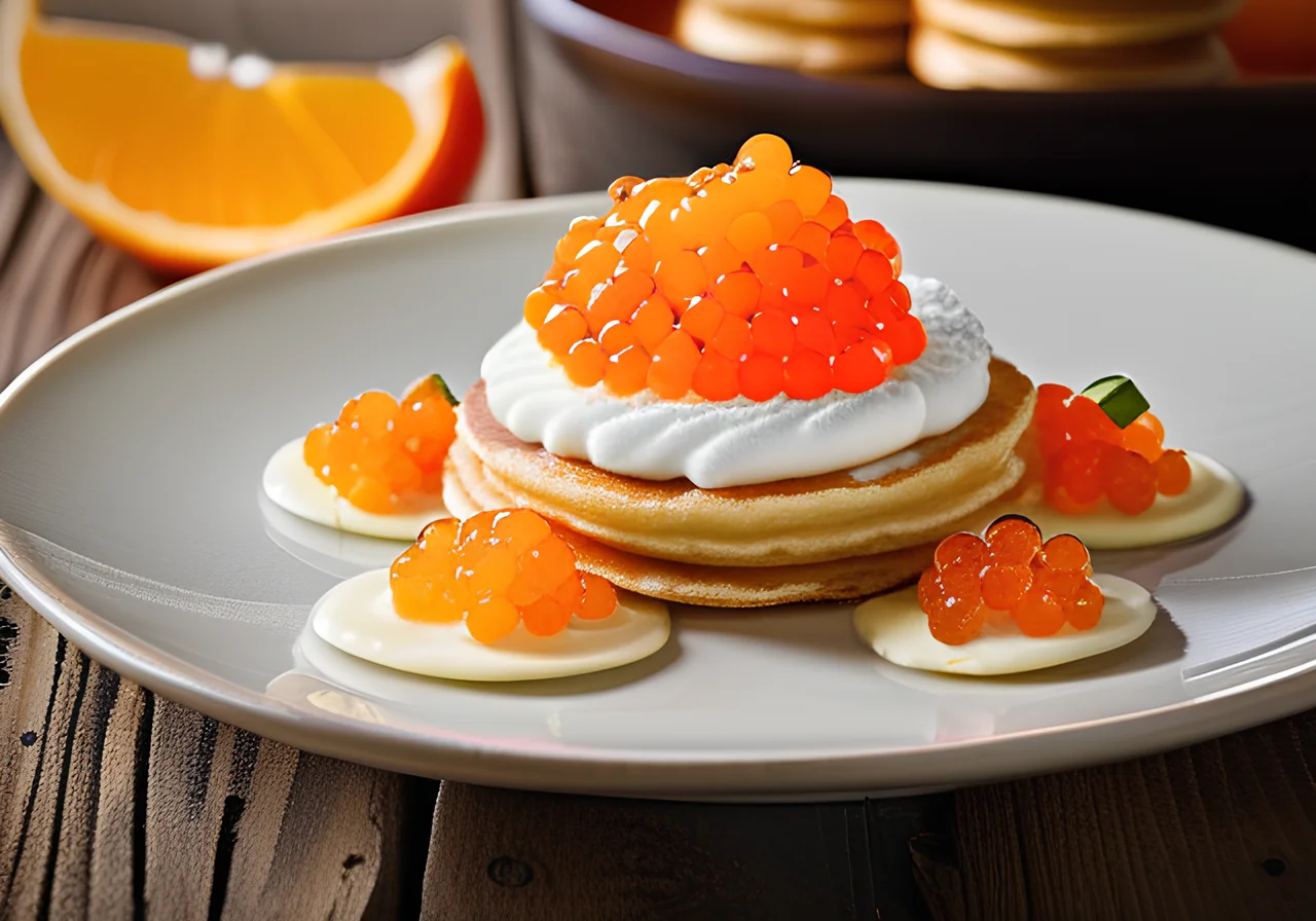 Russian Blinis with Caviar