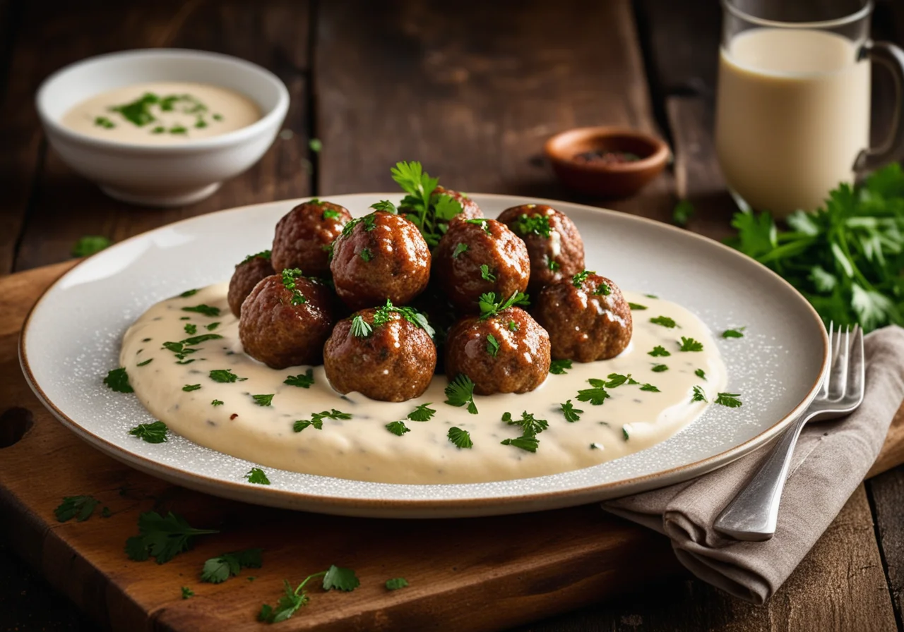 Meatball Cream Sauce