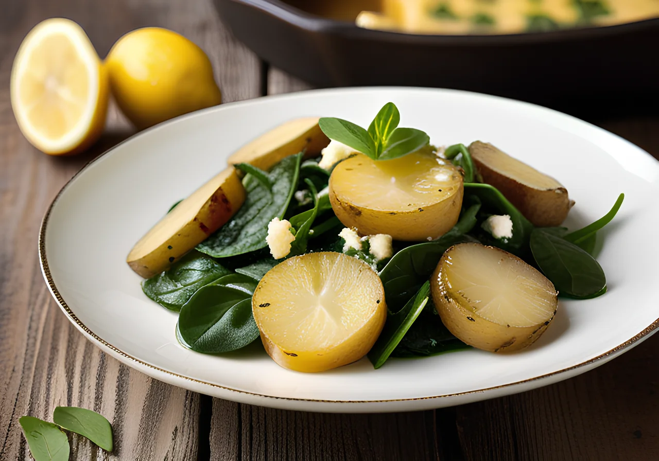 Pan-Fried Potatoes with Ground Meat and Feta