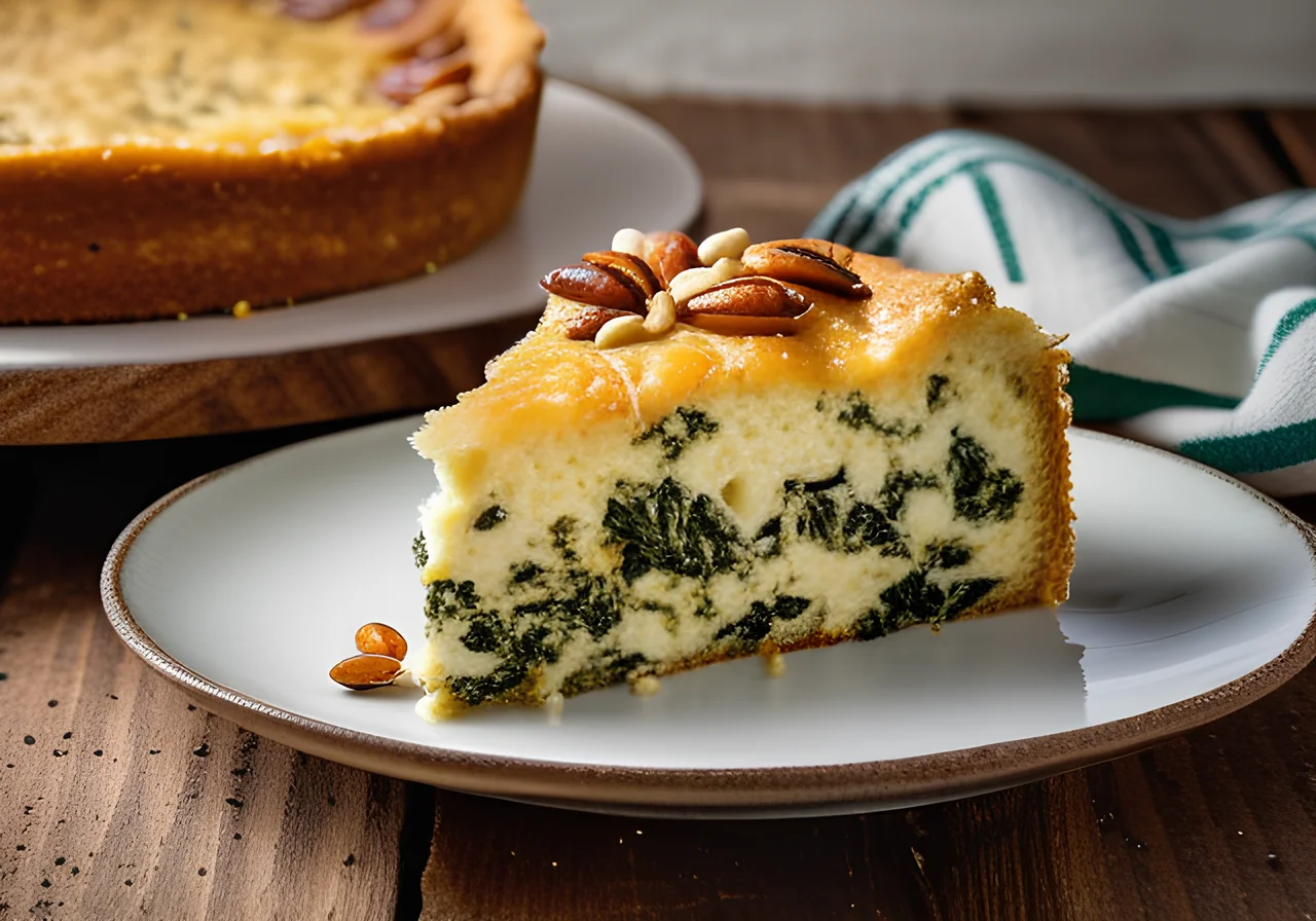 Spinach Ricotta Cake