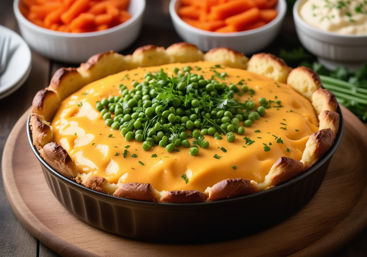 Cheddar Minced Meat and Potato Mash Casserole