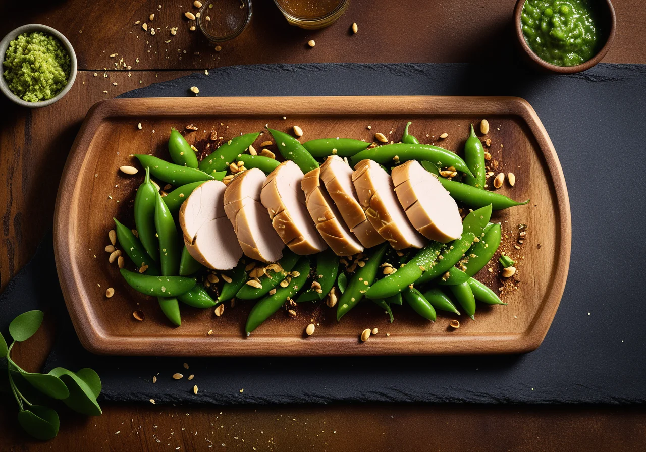 Chicken Breast with Sugar Snap Peas