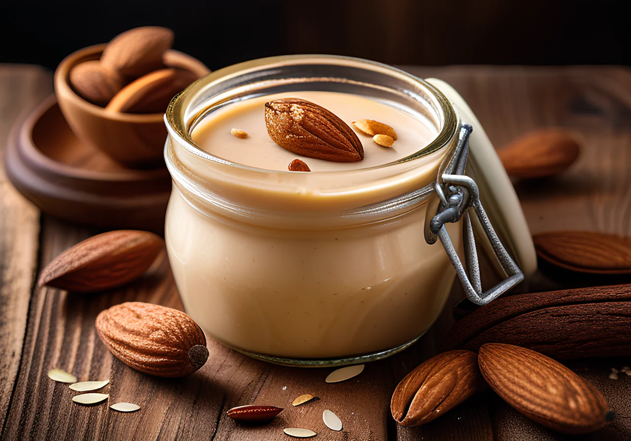 Caramelized Almond Cream