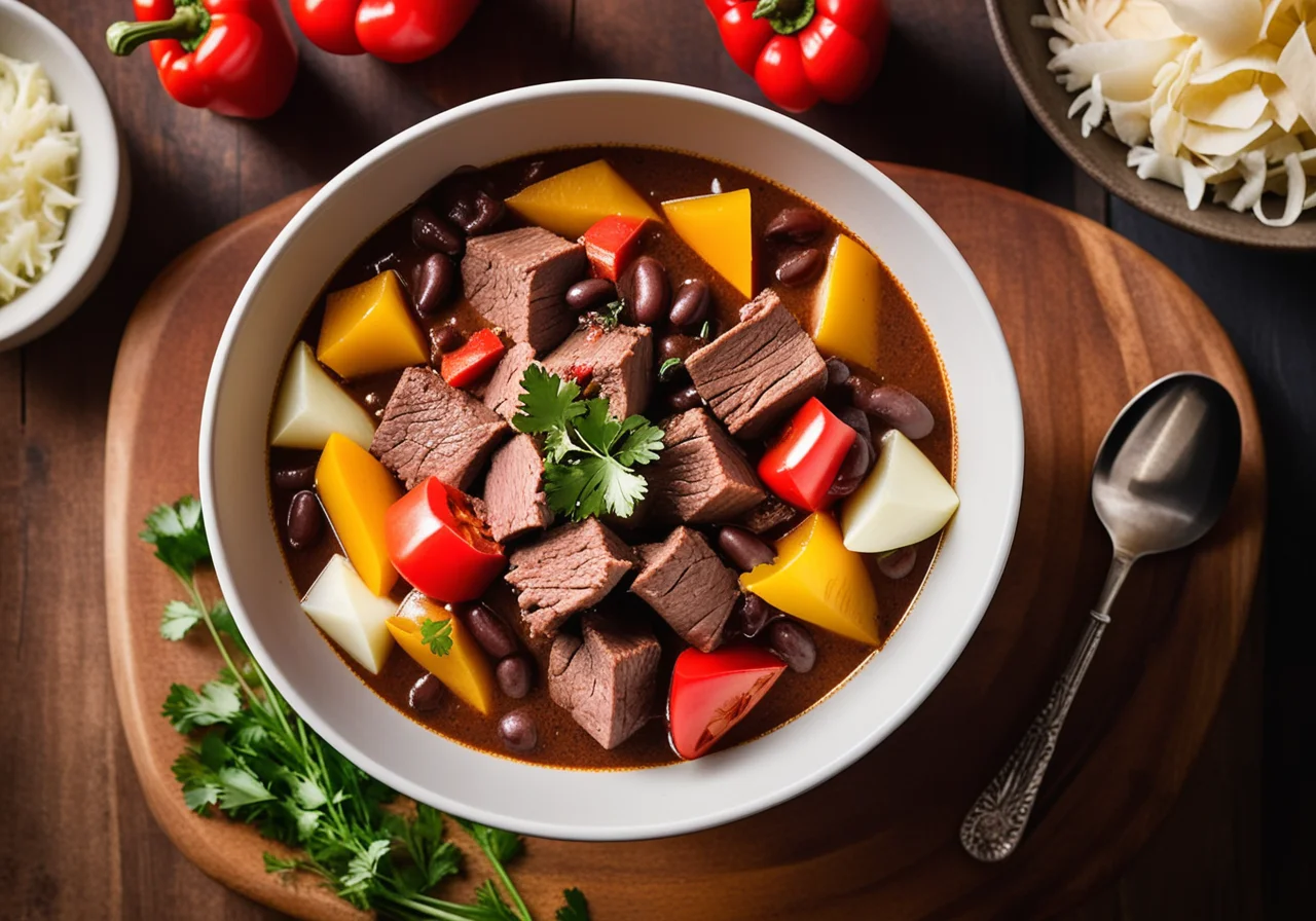 Beef Stew with Black Beans