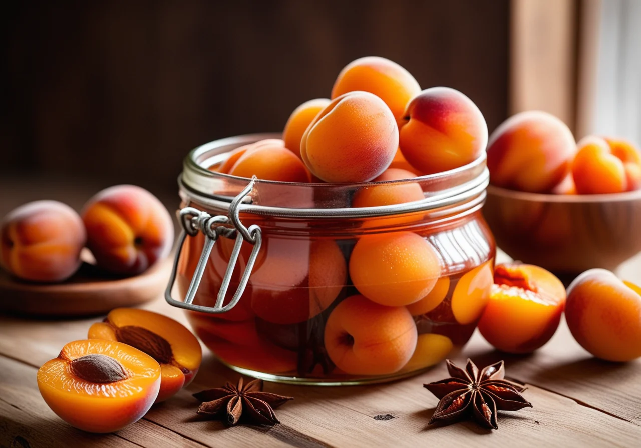 Pickled Apricots