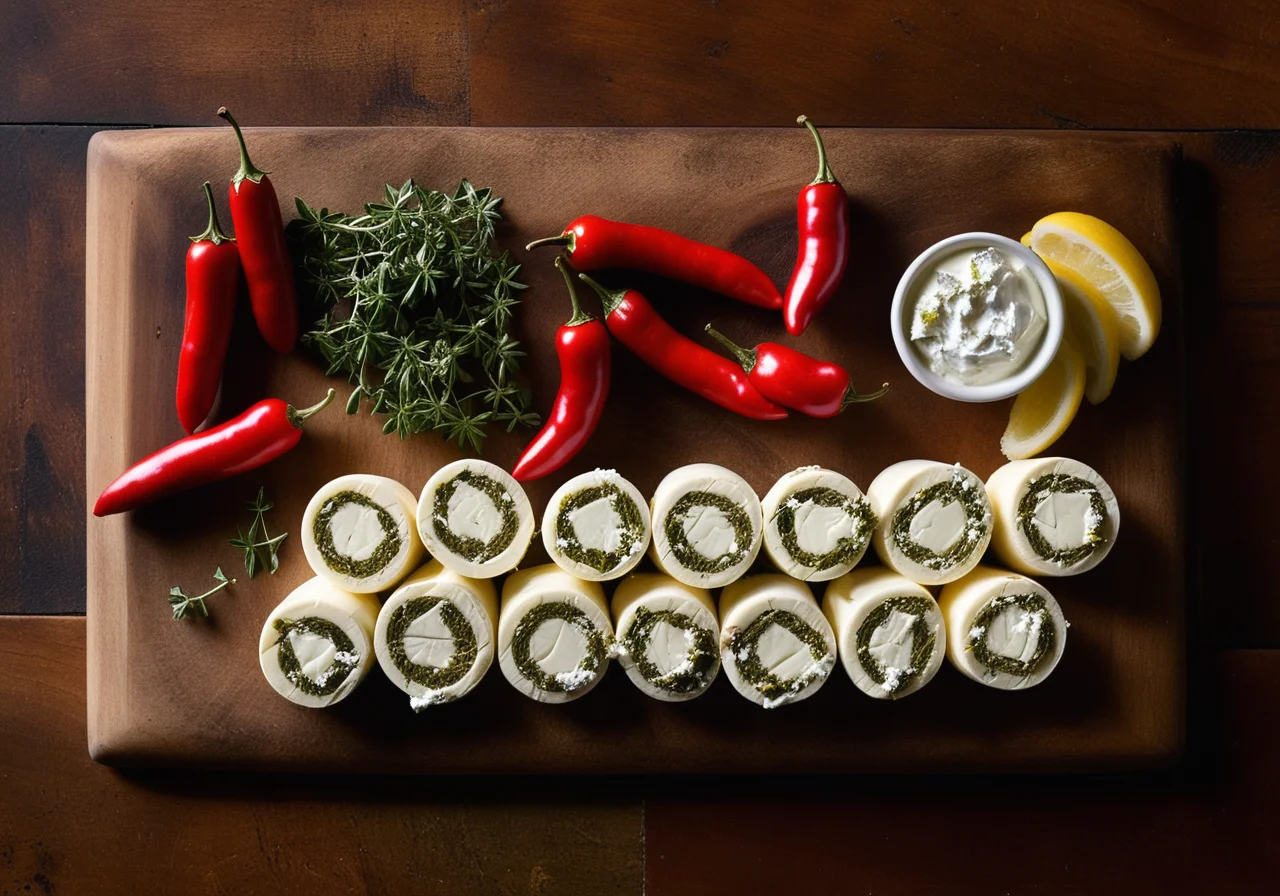 Grape Leaves with Cheese Filling