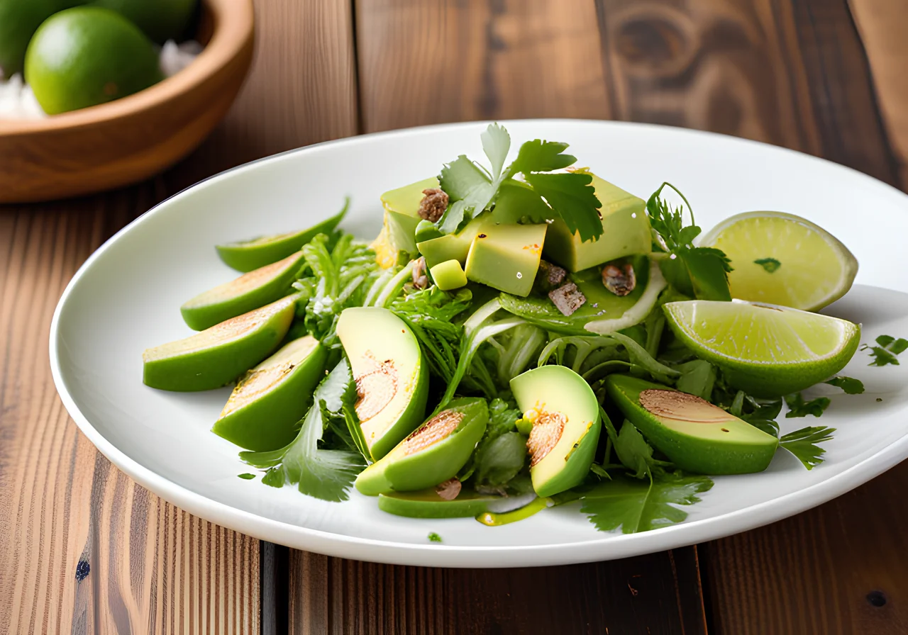 Avocado Cilantro Salad with Lime